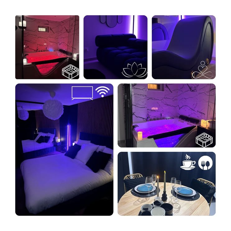 Jacuzzi Secret 91 Love Room insolite ❤️ 30 minutes de Paris❤️ - Love’nSpa - weekend en amoureux, love rooms avec spa ou jacuzzi privatif20 de Jacuzzi Secret 91 Love Room insolite ❤️ 30 minutes de Paris❤️