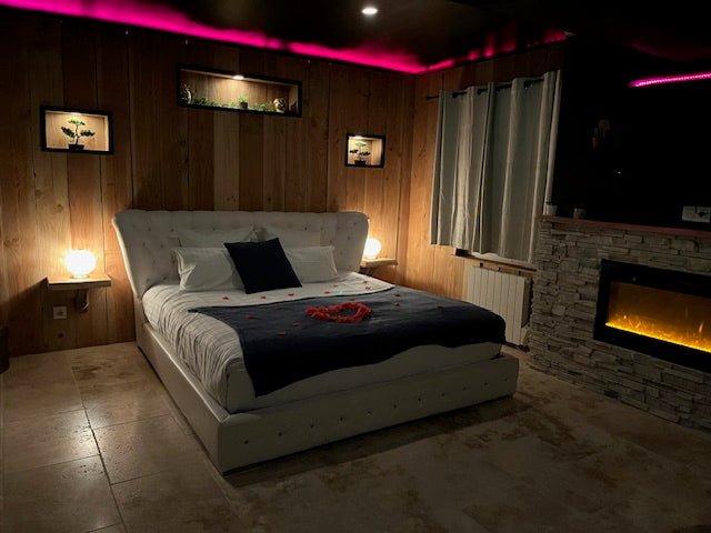 Le Lodge des Charmes - Love’nSpa - weekend en amoureux, love rooms avec spa ou jacuzzi privatif12 de Le Lodge des Charmes