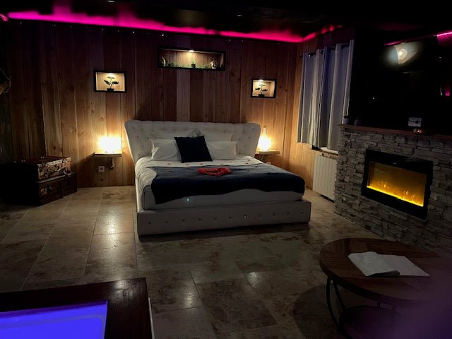 Le Lodge des Charmes - Love’nSpa - weekend en amoureux, love rooms avec spa ou jacuzzi privatif11 de Le Lodge des Charmes
