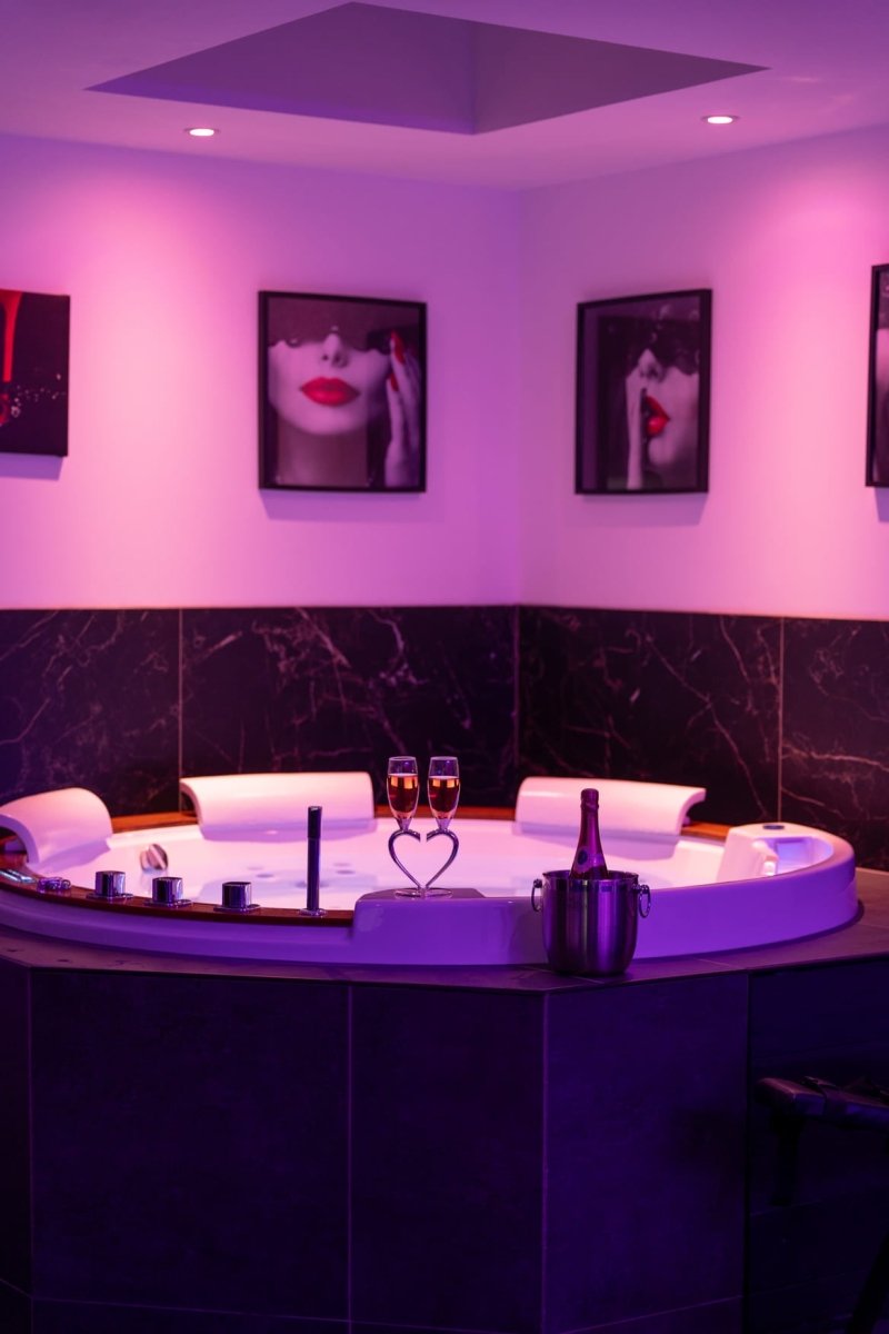 L'Olympe des Sens - APHRODITE • Déesse du désir - Love’nSpa - weekend en amoureux, love rooms avec spa ou jacuzzi privatif23 de L'Olympe des Sens - APHRODITE • Déesse du désir