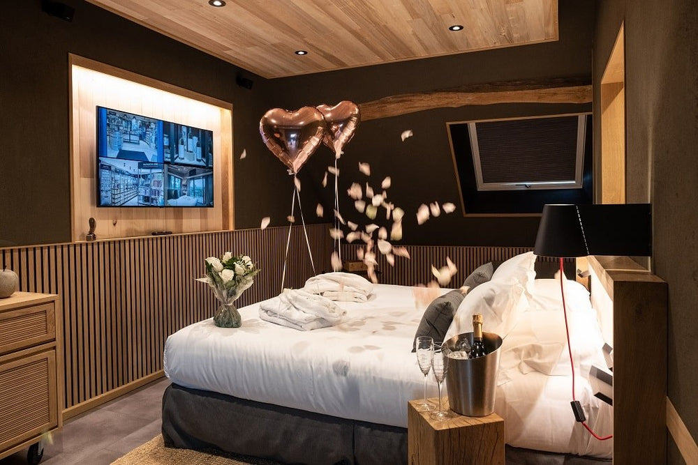 Le Domaine des Prés Verts - Le Studio - Love’nSpa - weekend en amoureux, love rooms avec spa ou jacuzzi privatif9 de Le Domaine des Prés Verts - Le Studio