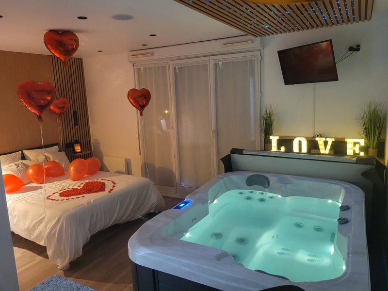 Bubblehomeparis - Love’nSpa - weekend en amoureux, love rooms avec spa ou jacuzzi privatif