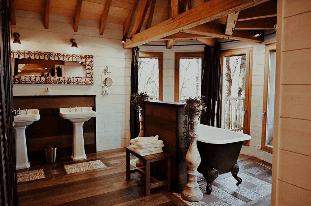 Cabane Château Spa et Sauna Puybeton - Love’nSpa - weekend en amoureux, love rooms avec spa ou jacuzzi privatif5 de Cabane Château Spa et Sauna Puybeton
