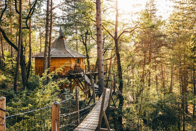 Cabane dans les arbres avec jacuzzi privatif - Aristoloche - Love’nSpa - weekend en amoureux, love rooms avec spa ou jacuzzi privatif