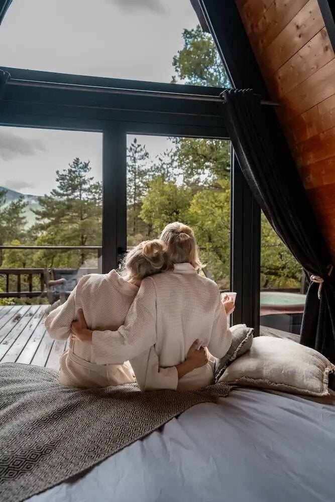 Cabane dans les arbres avec jacuzzi privatif - Petite Buëch - Love’nSpa - weekend en amoureux, love rooms avec spa ou jacuzzi privatif21 de Cabane dans les arbres avec jacuzzi privatif - Petite Buëch
