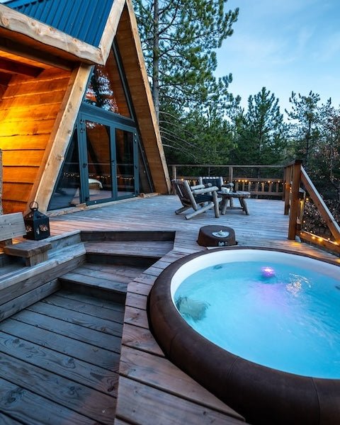 Cabane dans les arbres avec jacuzzi privatif - Petite Buëch - Love’nSpa - weekend en amoureux, love rooms avec spa ou jacuzzi privatif1 de Cabane dans les arbres avec jacuzzi privatif - Petite Buëch
