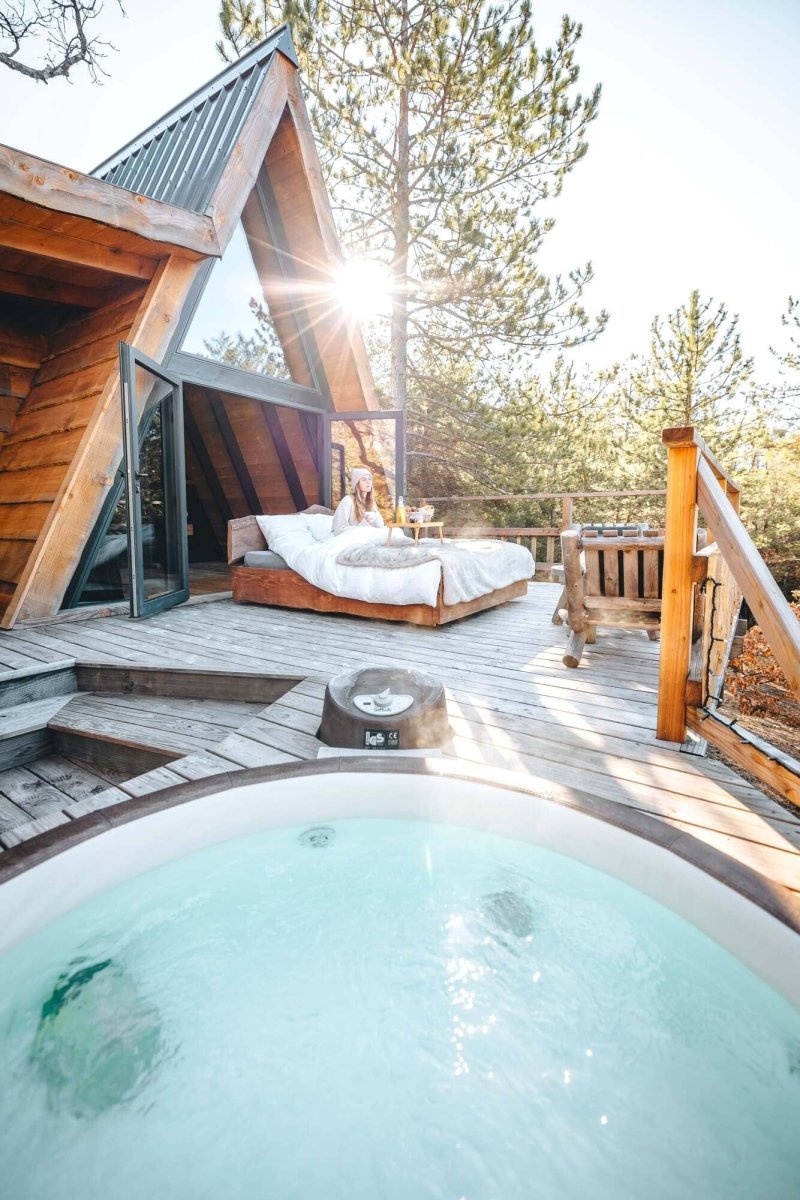 Cabane dans les arbres avec jacuzzi privatif - Petite Buëch - Love’nSpa - weekend en amoureux, love rooms avec spa ou jacuzzi privatif4 de Cabane dans les arbres avec jacuzzi privatif - Petite Buëch

