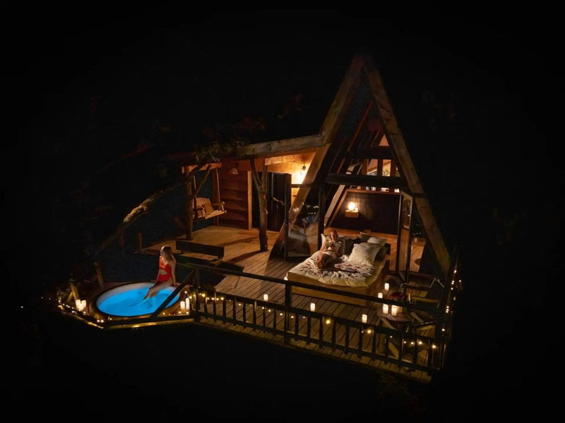 Cabane dans les arbres avec jacuzzi privatif - Petite Buëch - Love’nSpa - weekend en amoureux, love rooms avec spa ou jacuzzi privatif2 de Cabane dans les arbres avec jacuzzi privatif - Petite Buëch
