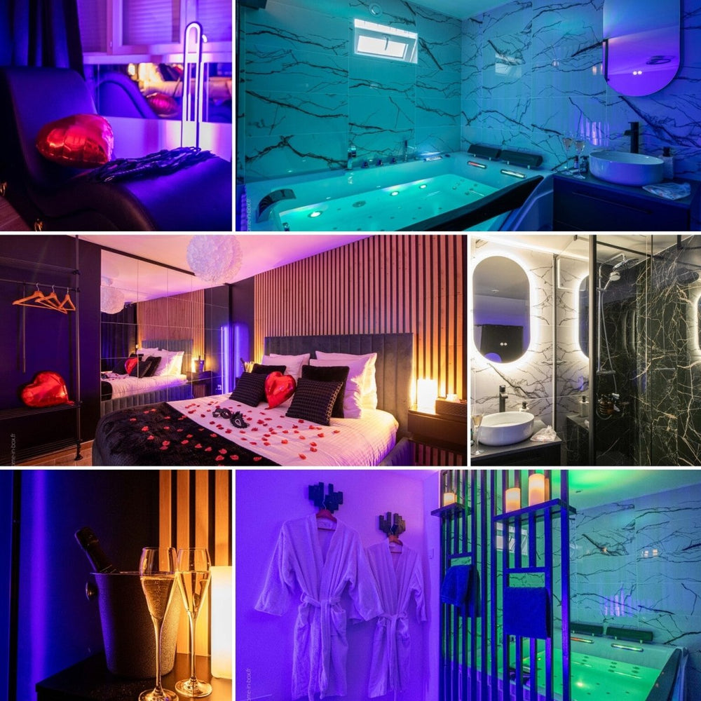 Jacuzzi Secret 91 Love Room insolite ❤️ 30 minutes de Paris❤️ - Love’nSpa - weekend en amoureux, love rooms avec spa ou jacuzzi privatif1 de Jacuzzi Secret 91 Love Room insolite ❤️ 30 minutes de Paris❤️
