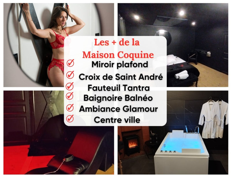 La Maison Coquine - Love Room romantique à Béthune - Love’nSpa - weekend en amoureux, love rooms avec spa ou jacuzzi privatif3 de La Maison Coquine -  Love Room romantique à Béthune
