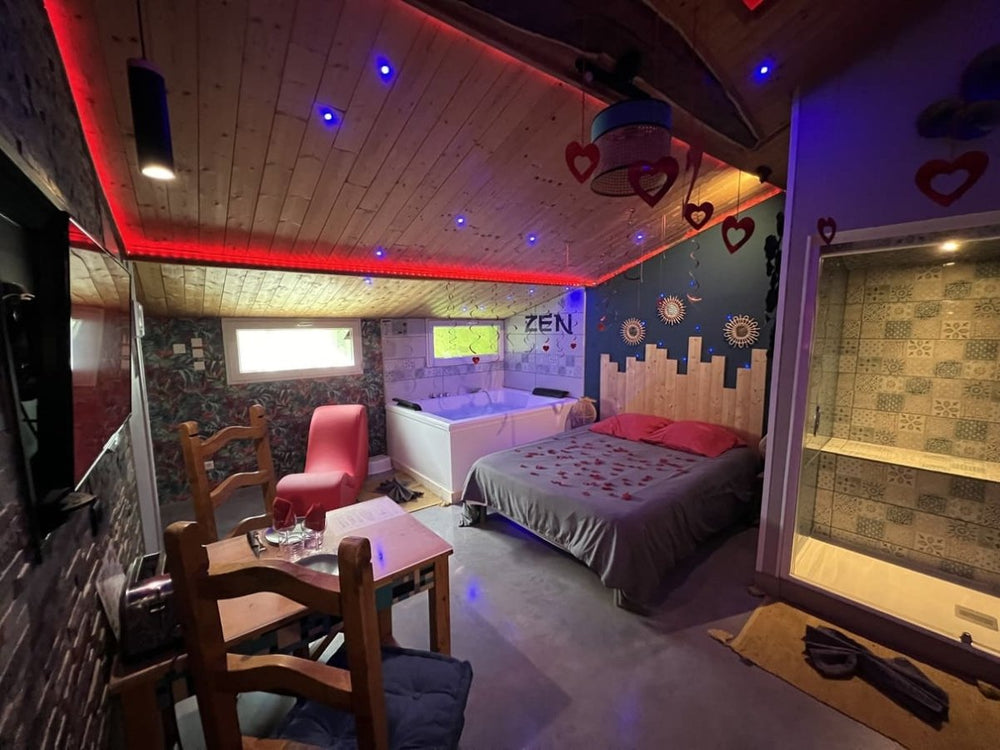 La parenthèse - ZEN - Love’nSpa - weekend en amoureux, love rooms avec spa ou jacuzzi privatif11 de La parenthèse - ZEN
