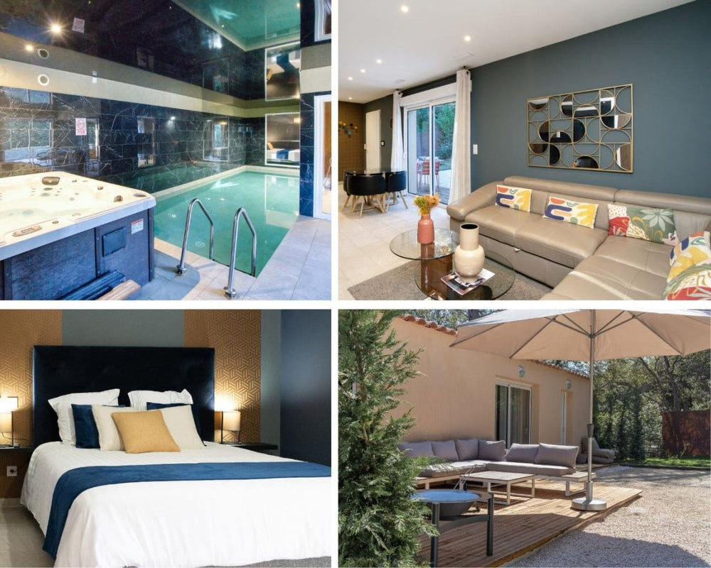 La Villa Sauvie - Love’nSpa - weekend en amoureux, love rooms avec spa ou jacuzzi privatif1 de La Villa Sauvie
