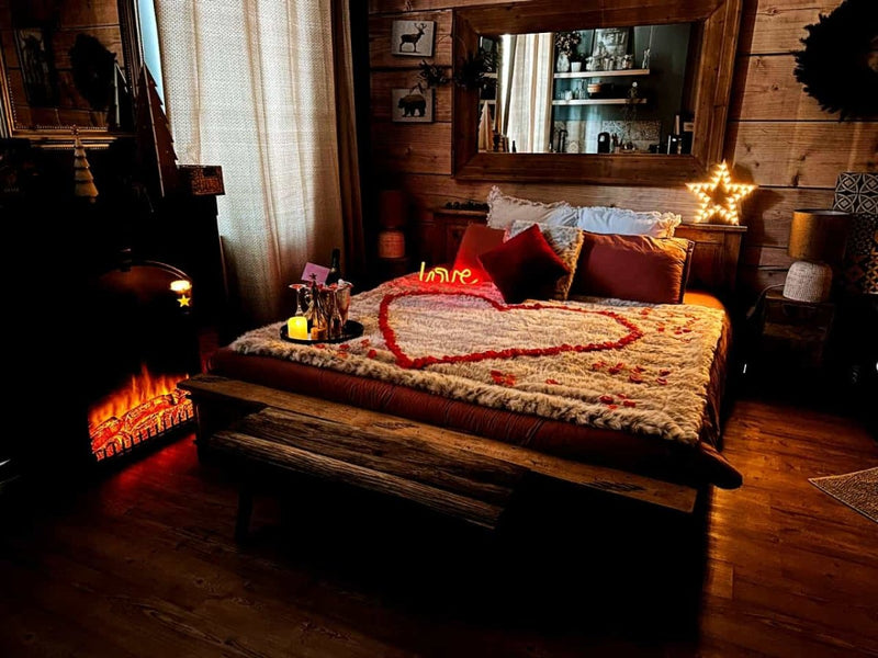 Le Chalet Romantique Spa & Ciné Privé - Love’nSpa - weekend en amoureux, love rooms avec spa ou jacuzzi privatif