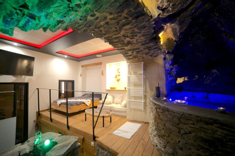 Le Ginkgo Collioure : spa troglodyte - Love’nSpa - weekend en amoureux, love rooms avec spa ou jacuzzi privatif1 de Le Ginkgo Collioure : spa troglodyte
