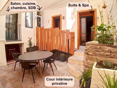Le Ginkgo Collioure : spa troglodyte - Love’nSpa - weekend en amoureux, love rooms avec spa ou jacuzzi privatif