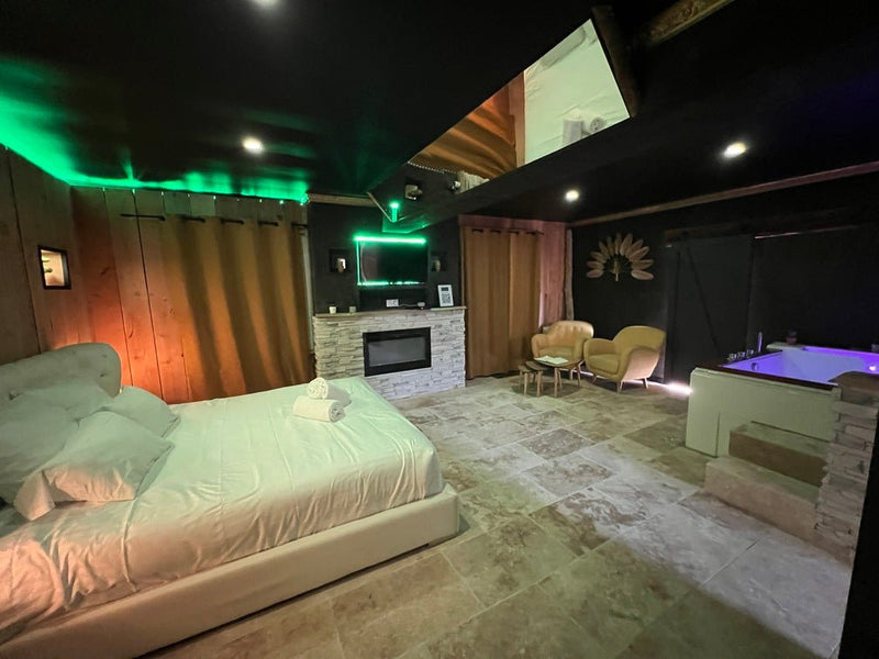Le Lodge des Charmes - Love’nSpa - weekend en amoureux, love rooms avec spa ou jacuzzi privatif
