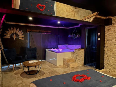 Le Lodge des Charmes - Love’nSpa - weekend en amoureux, love rooms avec spa ou jacuzzi privatif