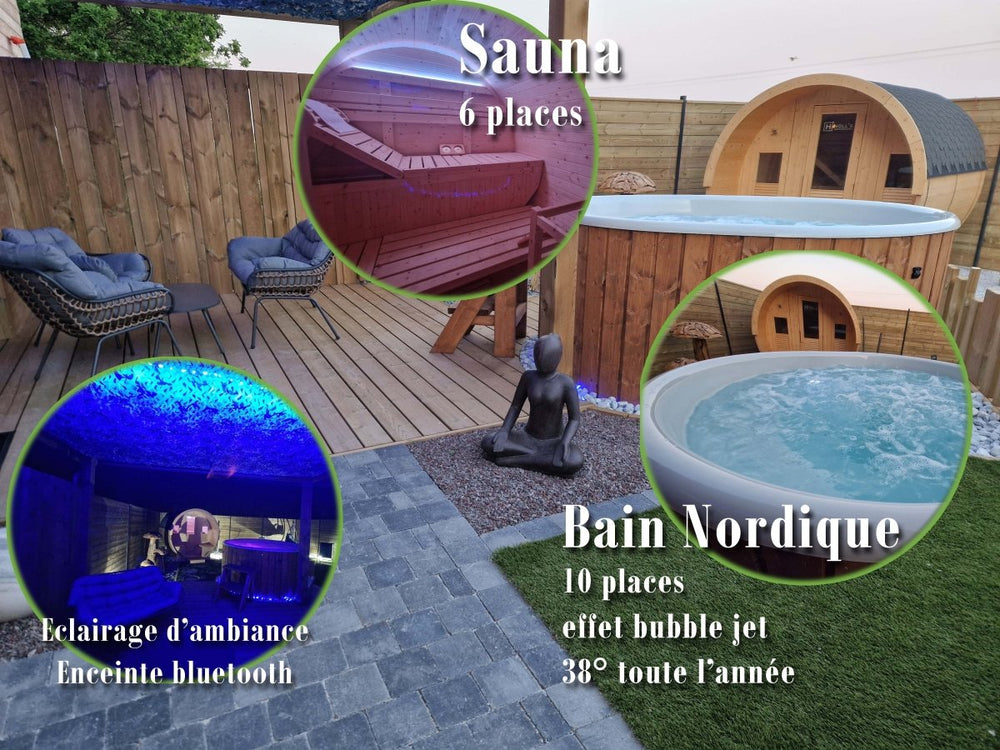 Le Nordique - Love’nSpa - weekend en amoureux, love rooms avec spa ou jacuzzi privatif4 de Le Nordique
