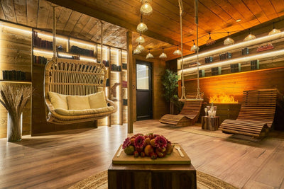 les Cottages du Parc - Le Cottage Scandinave - Love’nSpa - weekend en amoureux, love rooms avec spa ou jacuzzi privatif