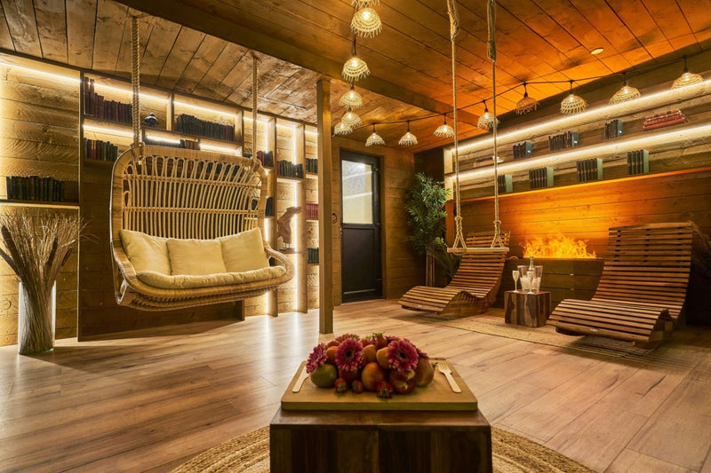 les Cottages du Parc - Le Cottage Scandinave - Love’nSpa - weekend en amoureux, love rooms avec spa ou jacuzzi privatif
