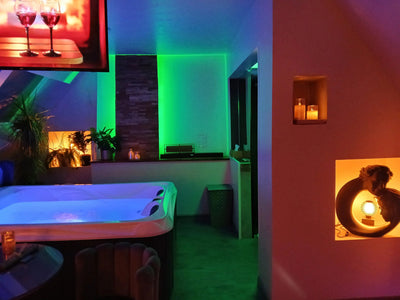 Manoir du Grand Chêne - Suite Quintessence - Love’nSpa - weekend en amoureux, love rooms avec spa ou jacuzzi privatif