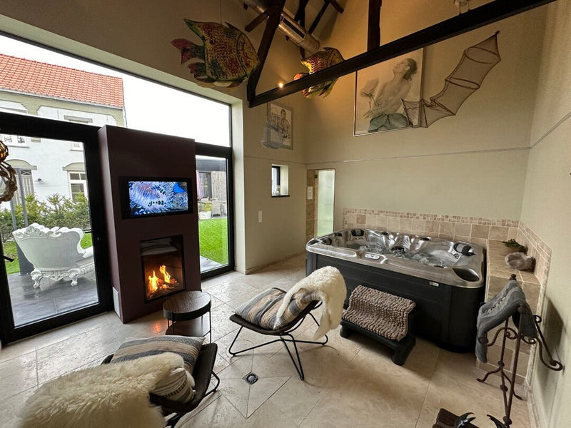 Sauna Vakantiehuis - Love’nSpa - weekend en amoureux, love rooms avec spa ou jacuzzi privatif