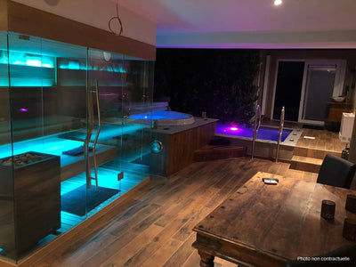 Suite Zanzibar by Le Clos des Thermes - Love’nSpa - weekend en amoureux, love rooms avec spa ou jacuzzi privatif