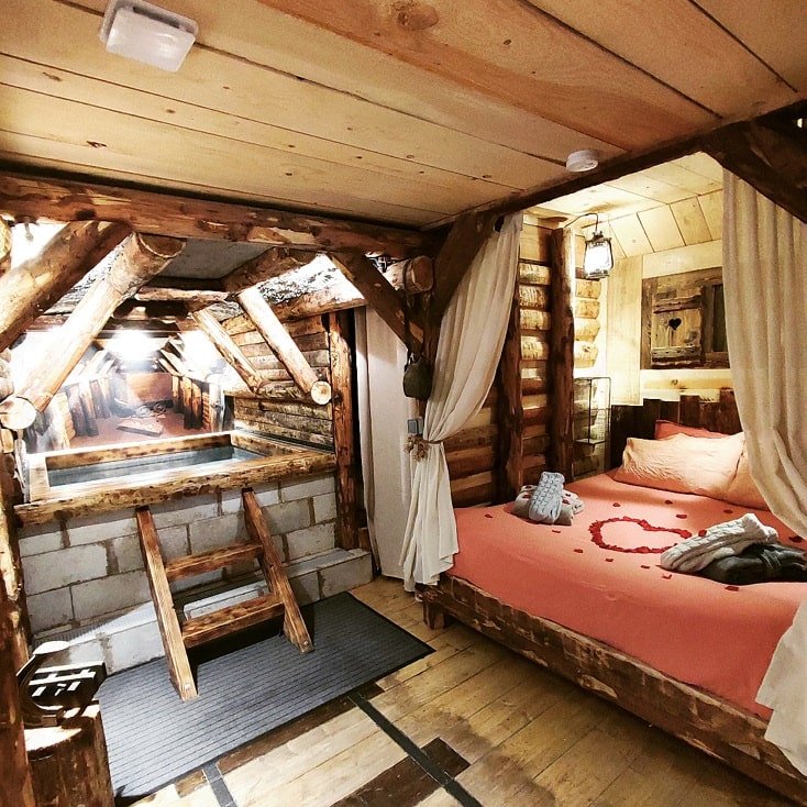 Gîte La Patte Nordic - La Mine de Buck & Spa - Love’nSpa - weekend en amoureux, love rooms avec spa ou jacuzzi privatif1 de Gîte La Patte Nordic - La Mine de Buck & Spa
