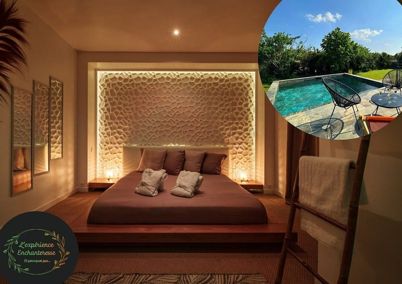 L' Expérience Enchanteresse - Love’nSpa - weekend en amoureux, love rooms avec spa ou jacuzzi privatif1 de L' Expérience Enchanteresse
