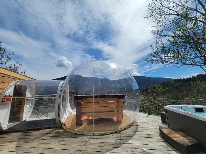 La Bulle d'Ardeche - Love’nSpa - weekend en amoureux, love rooms avec spa ou jacuzzi privatif4 de La Bulle d'Ardeche
