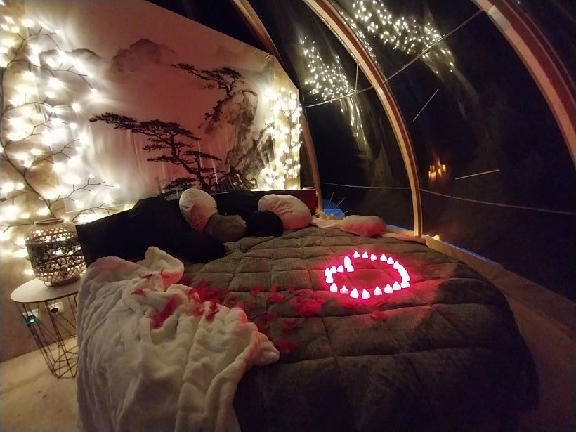 Le Clos F.M.R - Bulle WIGWAM Fanny - Love’nSpa - weekend en amoureux, love rooms avec spa ou jacuzzi privatif4 de Le Clos F.M.R - Bulle WIGWAM Fanny
