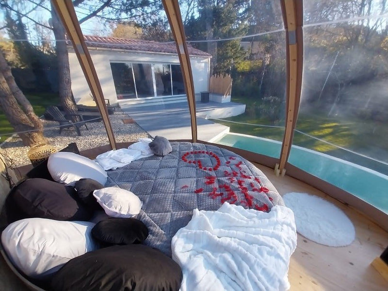 Le Clos F.M.R - Bulle WIGWAM Fanny - Love’nSpa - weekend en amoureux, love rooms avec spa ou jacuzzi privatif