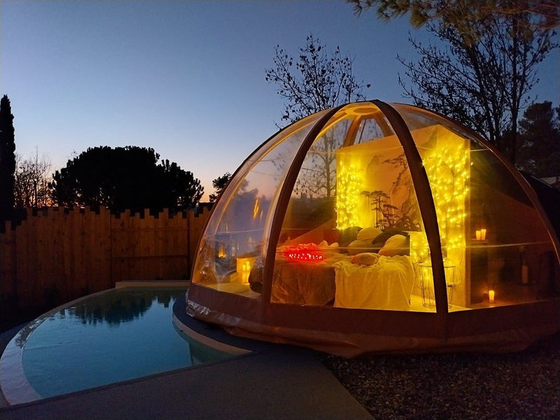 Le Clos F.M.R - Bulle WIGWAM Fanny - Love’nSpa - weekend en amoureux, love rooms avec spa ou jacuzzi privatif