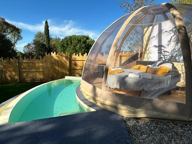 Le Clos F.M.R - Bulle WIGWAM Fanny - Love’nSpa - weekend en amoureux, love rooms avec spa ou jacuzzi privatif