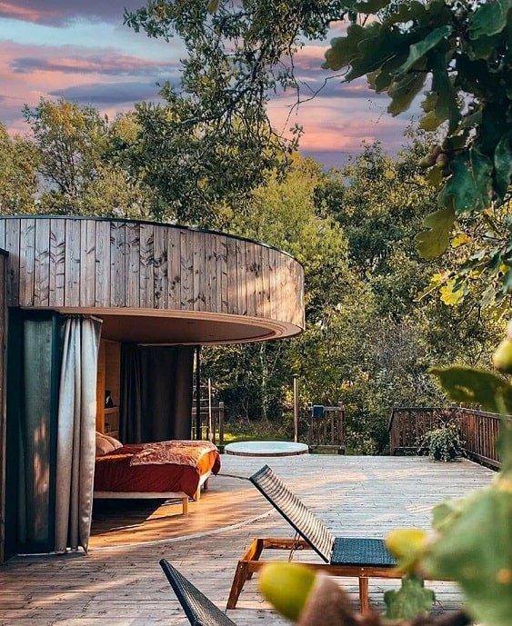 Les 2 Cabanes - Cabane du bas - Love’nSpa - weekend en amoureux, love rooms avec spa ou jacuzzi privatif