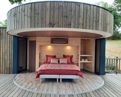 Les 2 Cabanes - Cabane du bas - Love’nSpa - weekend en amoureux, love rooms avec spa ou jacuzzi privatif
