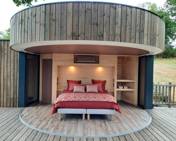 Les 2 Cabanes - Cabane du bas - Love’nSpa - weekend en amoureux, love rooms avec spa ou jacuzzi privatif