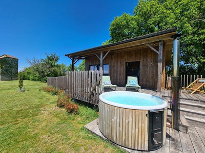 Les 2 Cabanes - Cabane du haut - Love’nSpa - weekend en amoureux, love rooms avec spa ou jacuzzi privatif