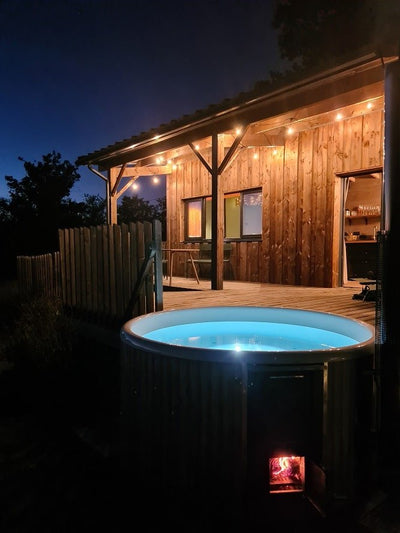 Les 2 Cabanes - Cabane du haut - Love’nSpa - weekend en amoureux, love rooms avec spa ou jacuzzi privatif
