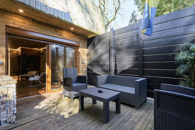 Les Cottages du Parc - Le Cottage Suédois - Love’nSpa - weekend en amoureux, love rooms avec spa ou jacuzzi privatif