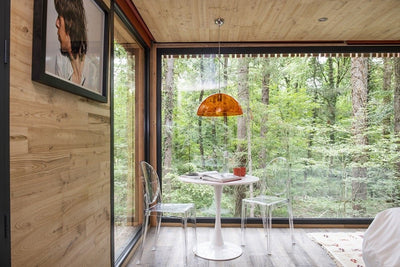 Loire Valley Lodge - Lodges design avec jacuzzi privé en terrasse - Sixtie’s - Love’nSpa - weekend en amoureux, love rooms avec spa ou jacuzzi privatif
