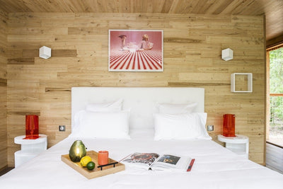 Loire Valley Lodge - Lodges design avec jacuzzi privé en terrasse - Sixtie’s - Love’nSpa - weekend en amoureux, love rooms avec spa ou jacuzzi privatif