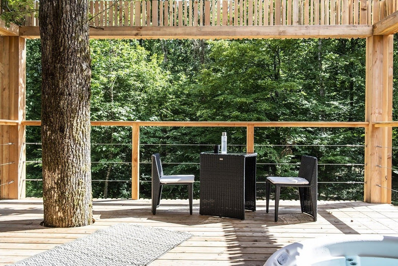 Loire Valley Lodge - Lodges design avec jacuzzi privé en terrasse - Uzume - Love’nSpa - weekend en amoureux, love rooms avec spa ou jacuzzi privatif