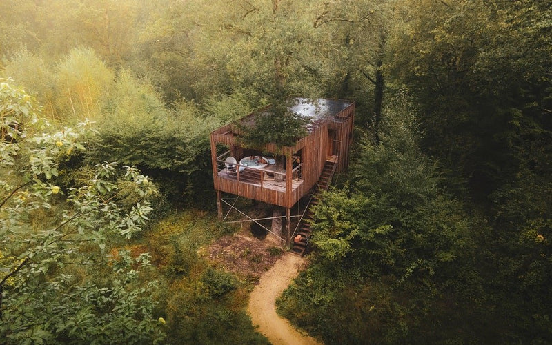 Loire Valley Lodge - Lodges design avec jacuzzi privé en terrasse - Uzume - Love’nSpa - weekend en amoureux, love rooms avec spa ou jacuzzi privatif