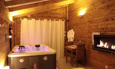 La Paillote Exotique - Suite Megève - Love’nSpa - weekend en amoureux, love rooms avec spa ou jacuzzi privatif