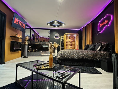 Sunny Room - Love’nSpa - weekend en amoureux, love rooms avec spa ou jacuzzi privatif